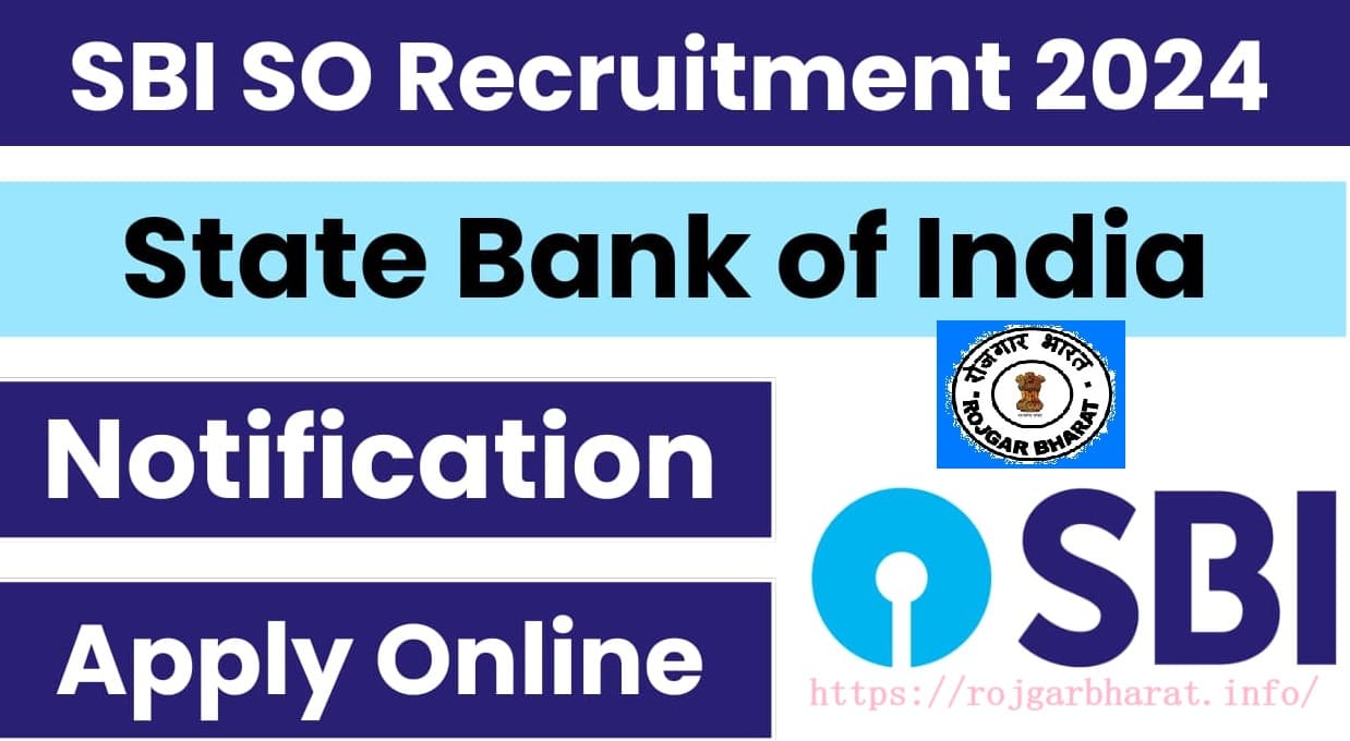 SBI Specialist Officer SCO  Recruitment 2024